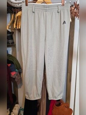 Adidas Kids Light Gray Athletic Joggers